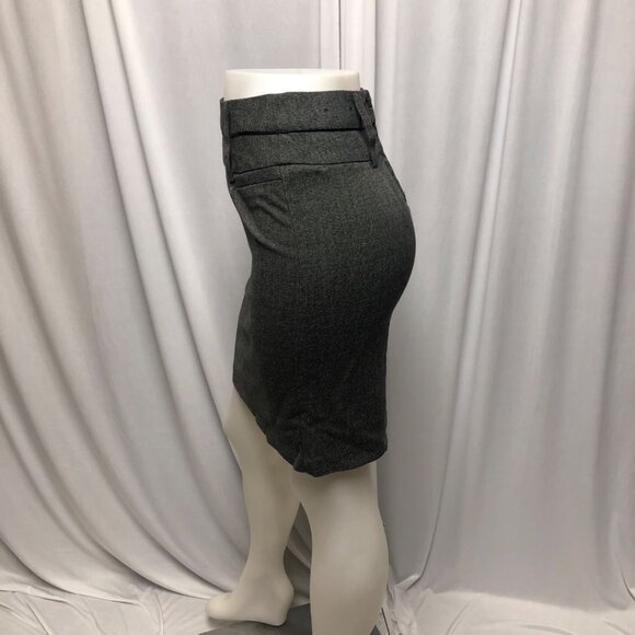 Maurices Skirt Womens Size 1/2 Black White Above Knee Pencil Career Classic - Picture 3 of 6